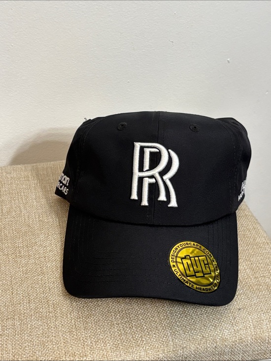 Black Embroidered RR Logo Baseball Cap - Rolls Royce - Unisex